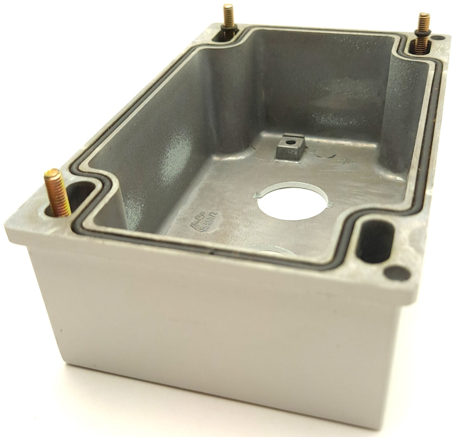 Used Sprecher + Schuh DZA 3-2A Push Button Enclosure, 2-Hole, Material: Aluminum