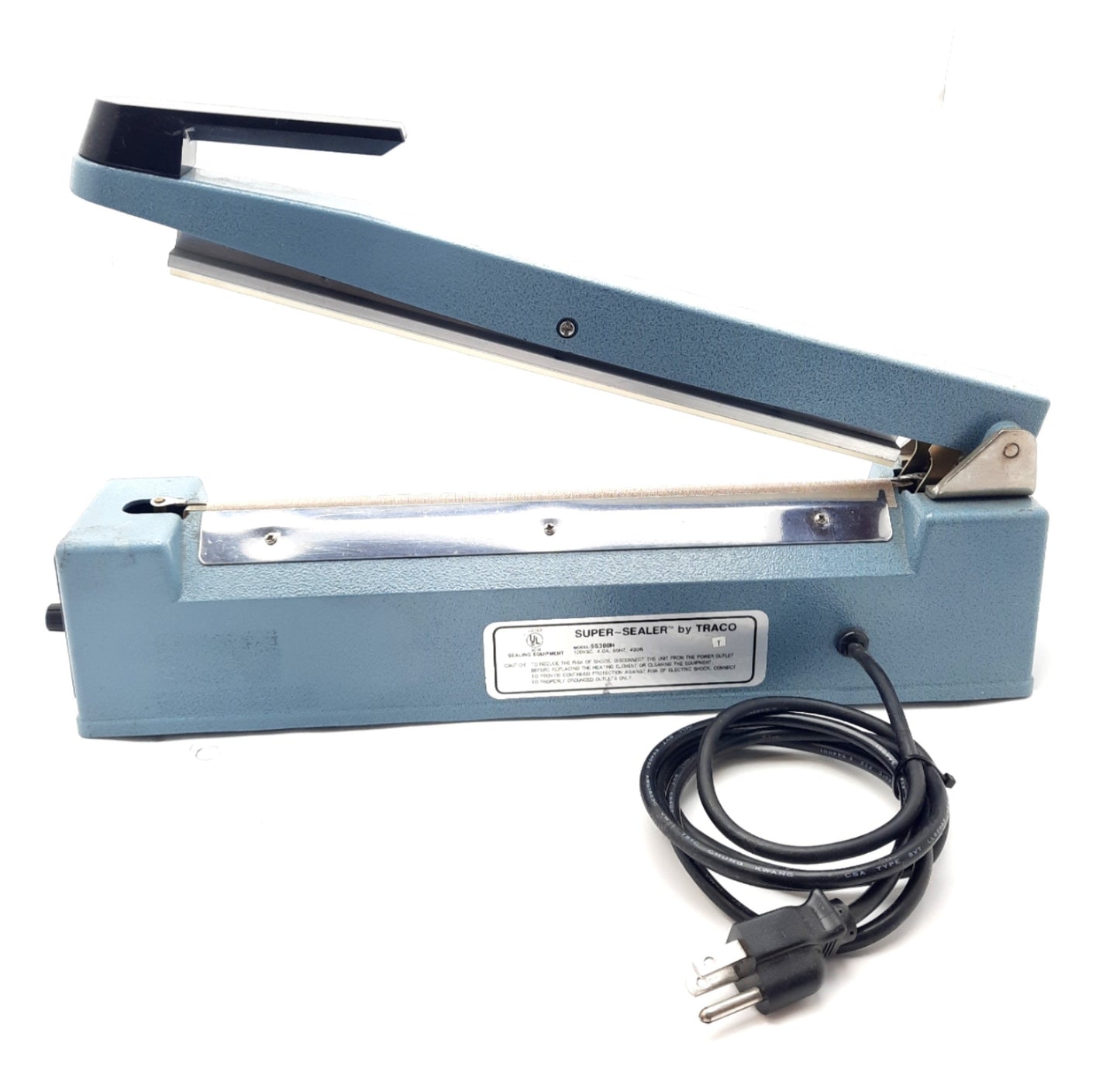 Used Traco SS300H Super Sealer Impulse Bag Sealer 120VAC 4.0A 12" Seal