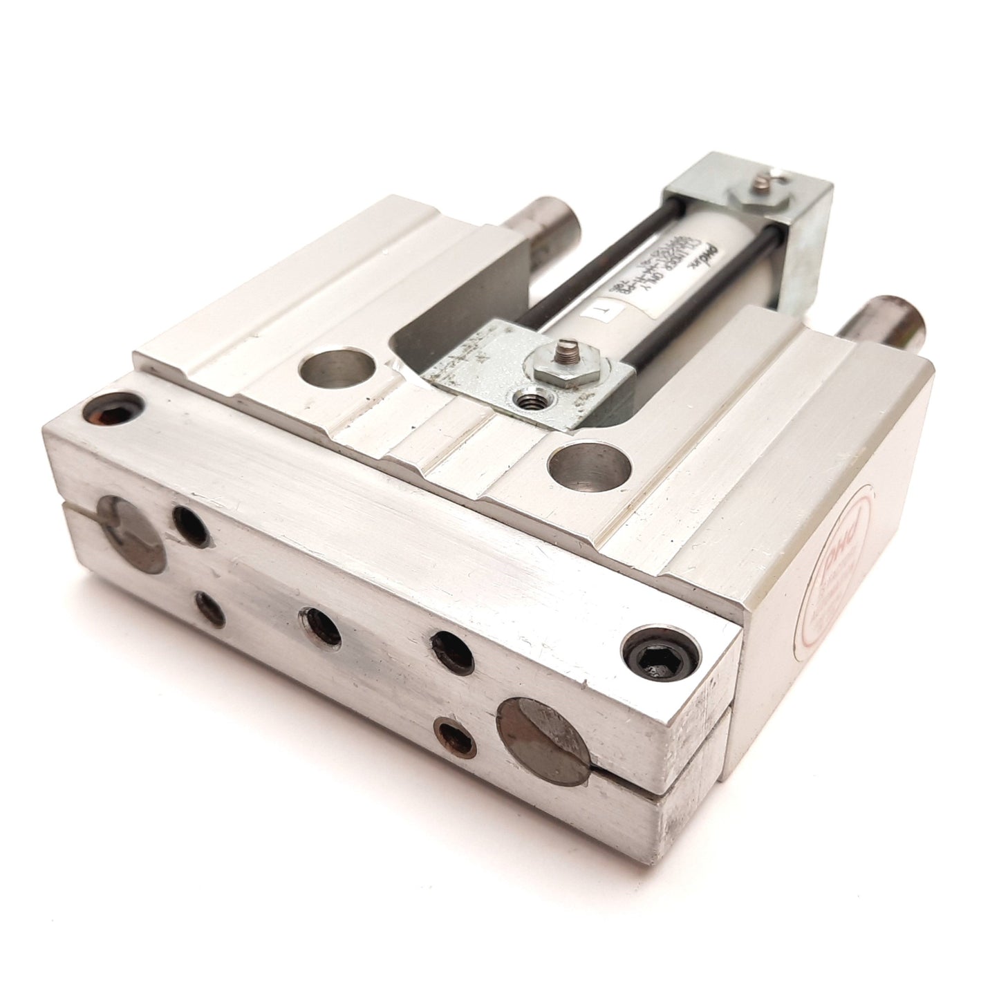 Used Phd SDD22X1-M-PB Pneumatic Slide Cylinder, Bore: 3/4", Stroke: 1", Ports: 10-32