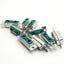Used Lot of 9 Molex FM7W2S-K121 D-Sub Connector, Female, 5-Pin, 5 Amps