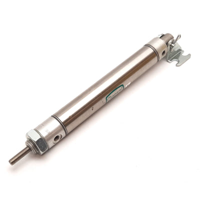 Used Clippard UDR-10-3 Pneumatic Cylinder, Bore: 5/8", Stroke: 3", Ports: 10-32