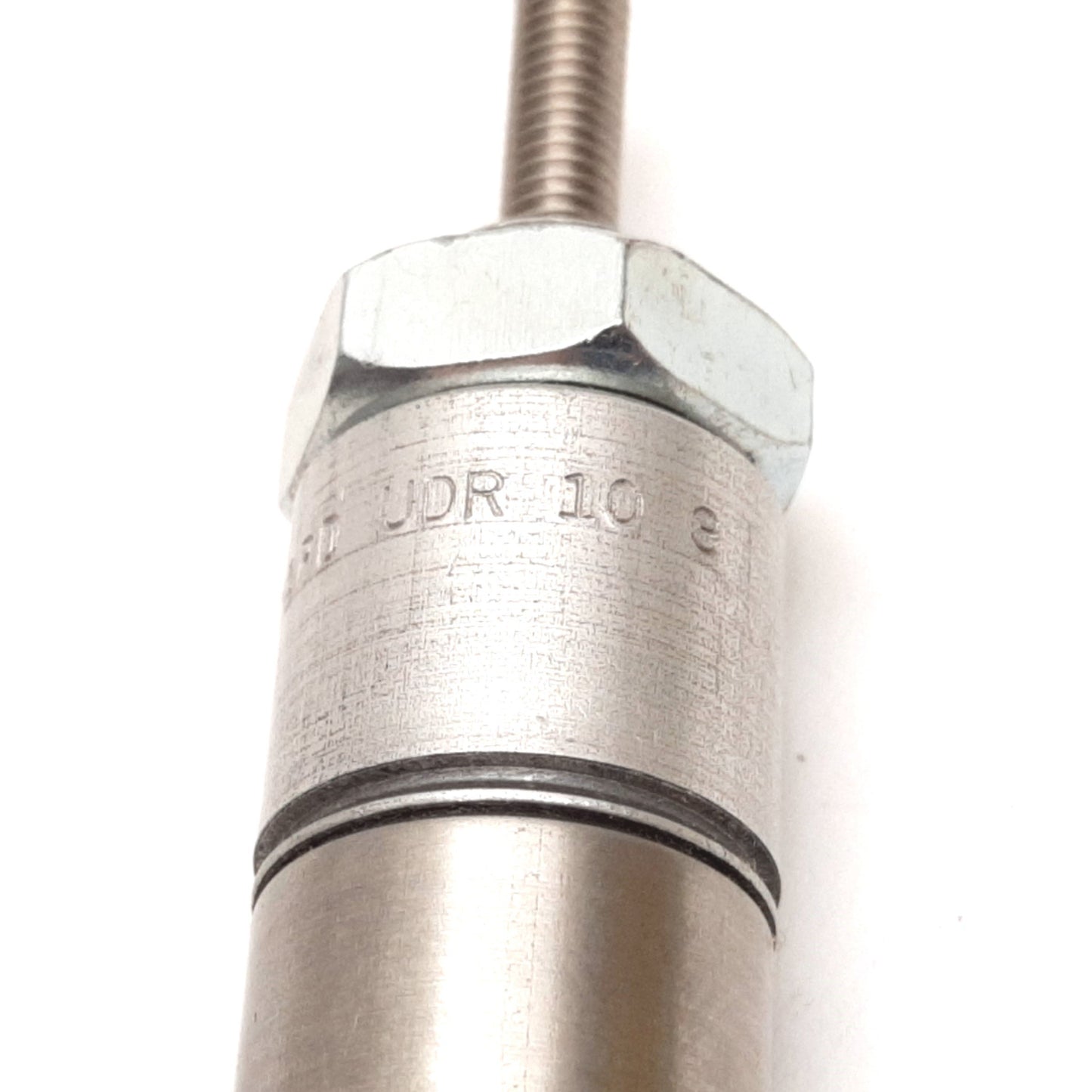 Used Clippard UDR-10-3 Pneumatic Cylinder, Bore: 5/8", Stroke: 3", Ports: 10-32