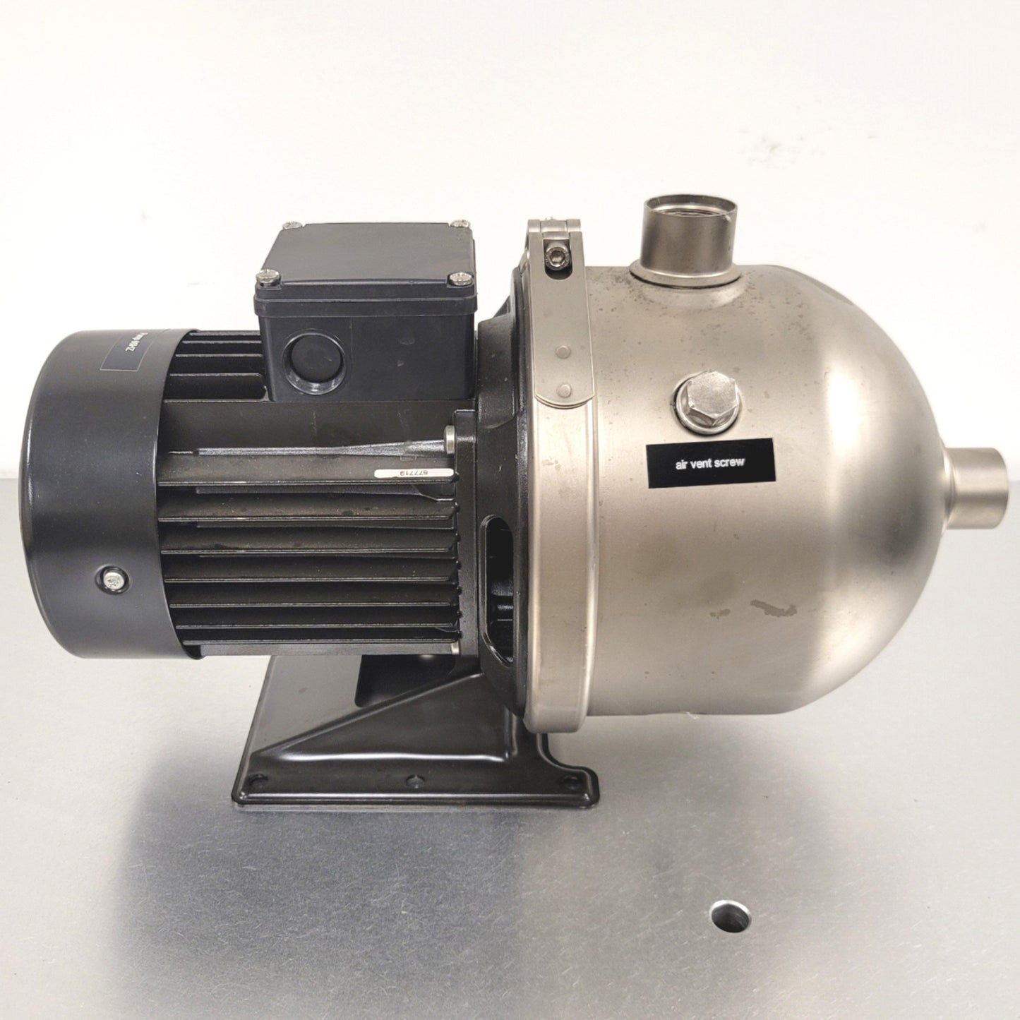 Used Grundfos CHI2-20 A-W-G-BQBE Multi-Purpose Stainless Steel Pump 220/380VAC 3-Ph