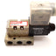 Used Numatics 031SA4412 Solenoid Valve, 2-Position 5-Port, 100-120VAC, 150psi Max