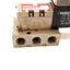 Used Numatics 031SA4412 Solenoid Valve, 2-Position 5-Port, 100-120VAC, 150psi Max