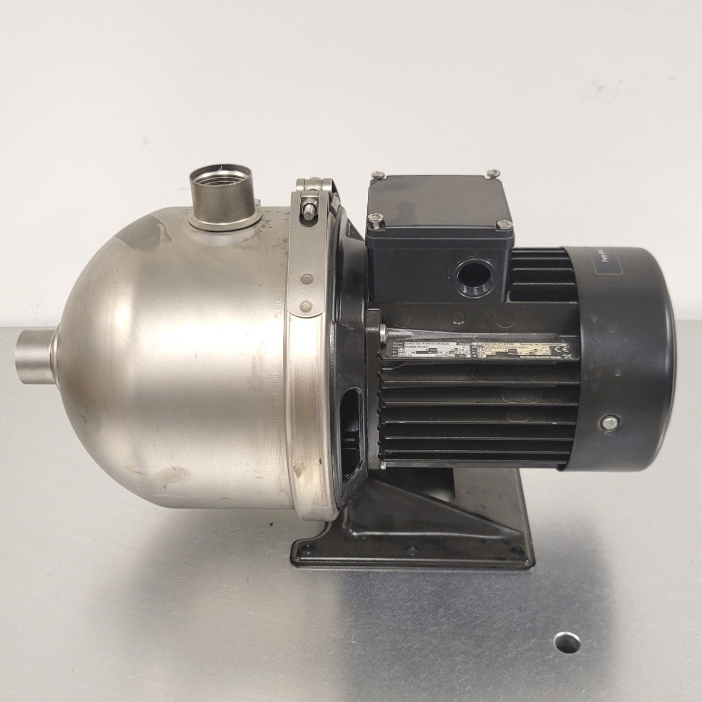 Used Grundfos CHI2-20 A-W-G-BQQE Multi-Purpose Stainless Steel Pump 220/380VAC 3-Ph
