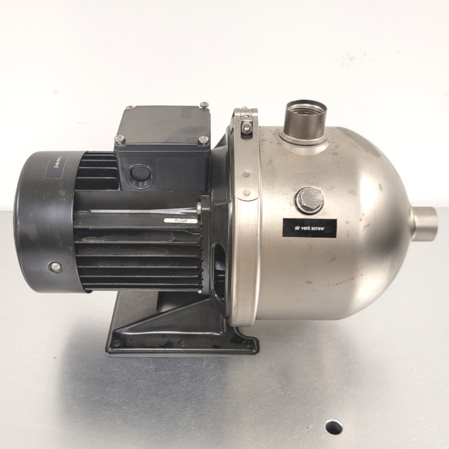 Used Grundfos CHI2-20 A-W-G-BQQE Multi-Purpose Stainless Steel Pump 220/380VAC 3-Ph