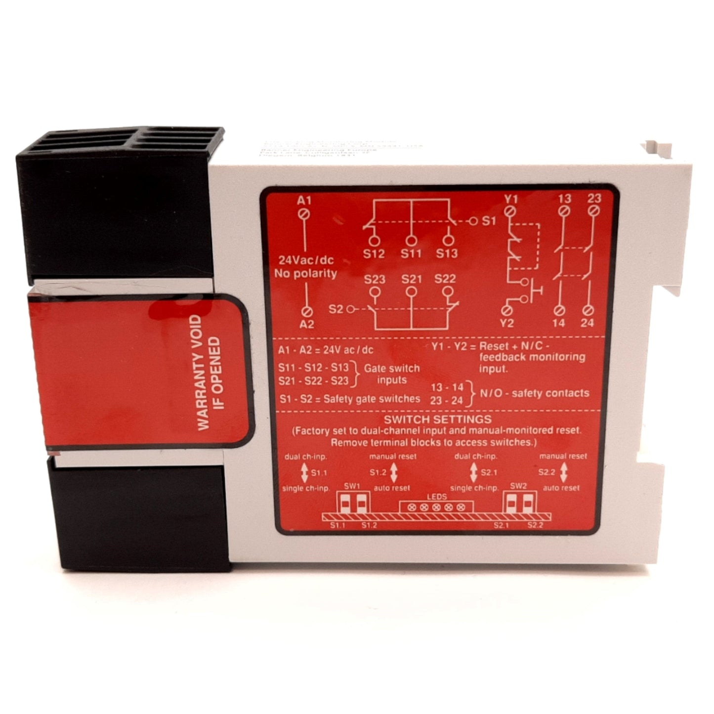 Used Banner GM-FA-10J Gate Monitoring Safety Module, Supply Voltage: 24VAC/DC