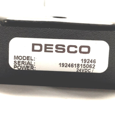 Used Desco 19246 Dual Operator Workstation Continuous Monitor, 24v DC, 500k-10m Ohms