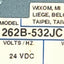 Used MAC 262B-532JC Solenoid Valve, 24VDC, 1.0W, Locking Recessed, Square Connector