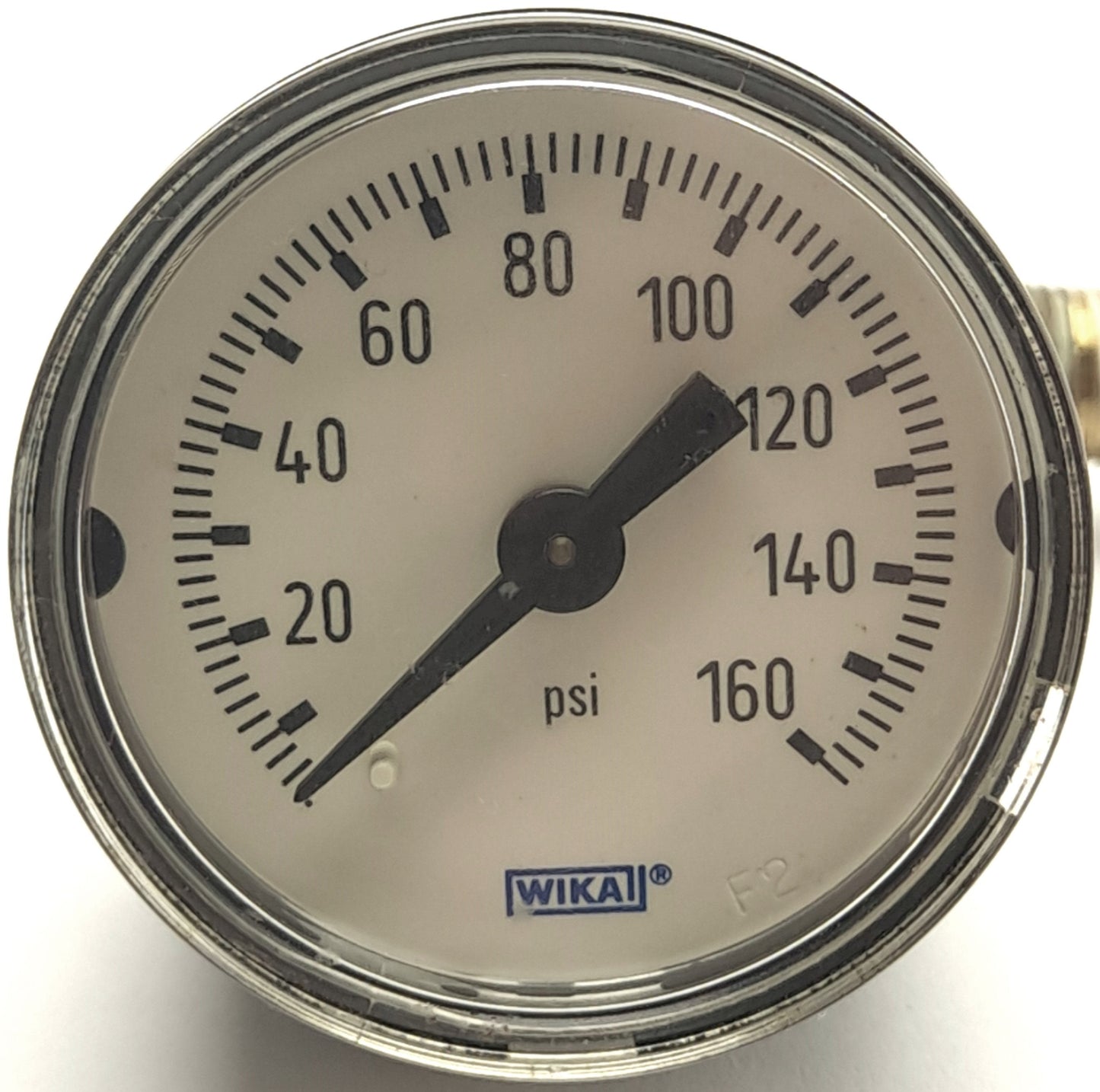 Used Lot of 4 WIKA 9690242 Type 111.12 Pressure Gauge, 0-160psi, 1 1/2" Diameter