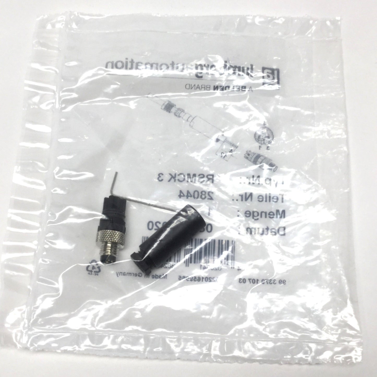 New Lumberg RSMCK-3 28044 Field Attachable Sensor Cable Plug Connector Pico M8 3-Pin