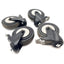 Used Set Of 4 Blickle Casters 125 x 25mm Swivel Casters With Stop-Fix Break 220Lbs