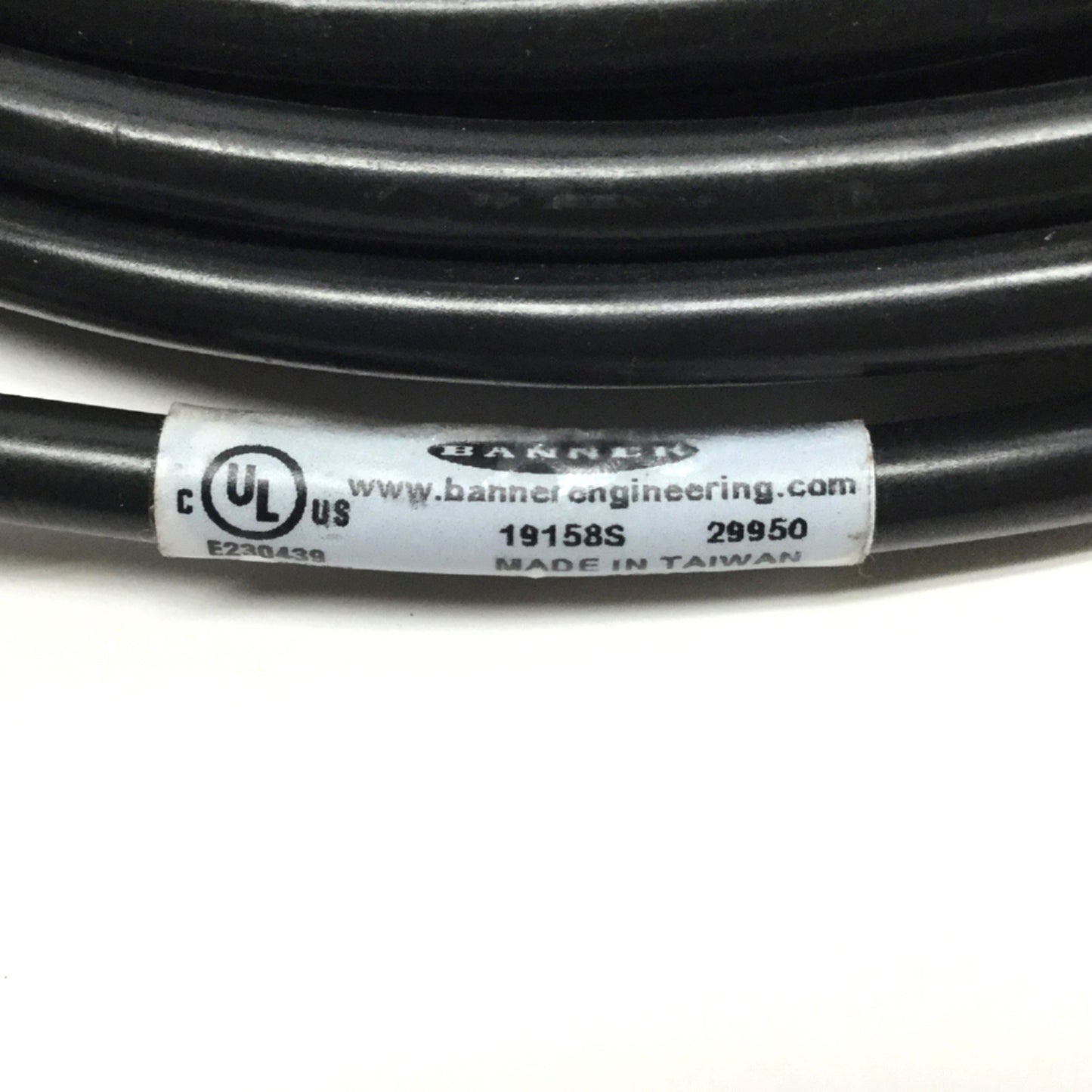 New – Open box Banner MBCC-530 Single-Ended Cable Cordset 7/8" Mini 5-pin Quick Connect, 30ft