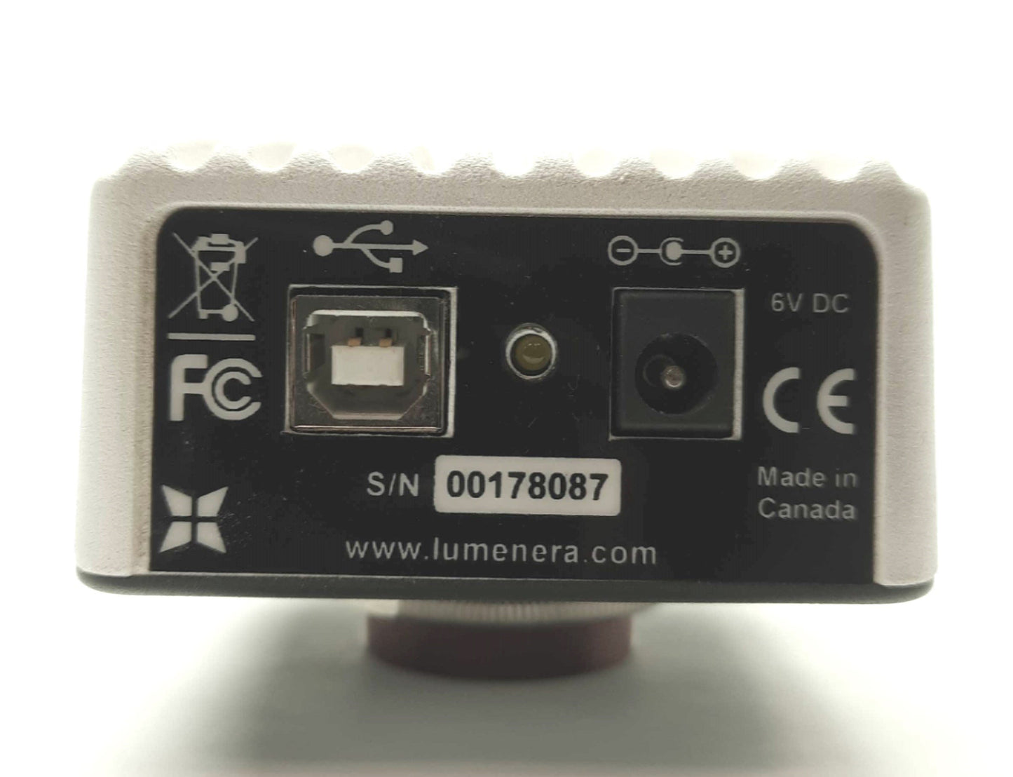 Used Lumenera INFINITY1-1C Color Microscopy Camera 1/2" CMOS 1280x1024 USB C-Mount