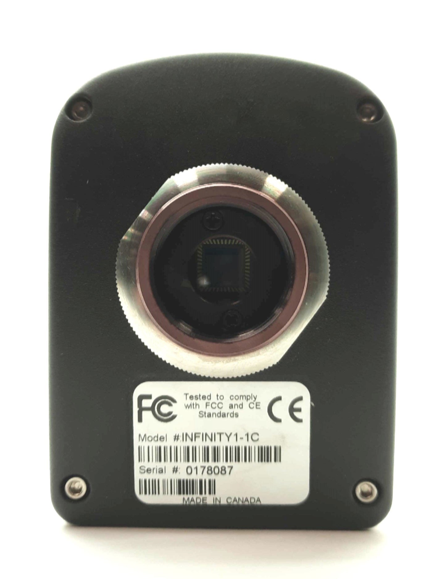 Used Lumenera INFINITY1-1C Color Microscopy Camera 1/2" CMOS 1280x1024 USB C-Mount