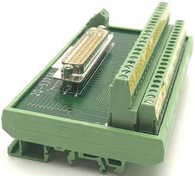 Used Allen Bradley 2090-U3BB-D44, 20-53735 Panel Mounted Breakout Board, 44-Pin D-Sub