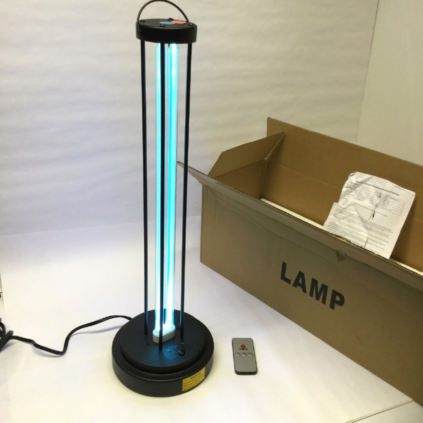 Open box HY-015 Germicidal Sterilizing Ozone UV Light Quartz Lamp w/Remote Timer Control