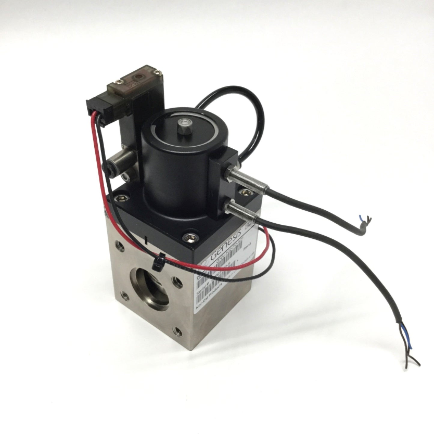 Used Nor-Cal GNV-102-P2-A21 Genesis Modular Vacuum Valve 60-80psi 24VDC, NW-25 Flange