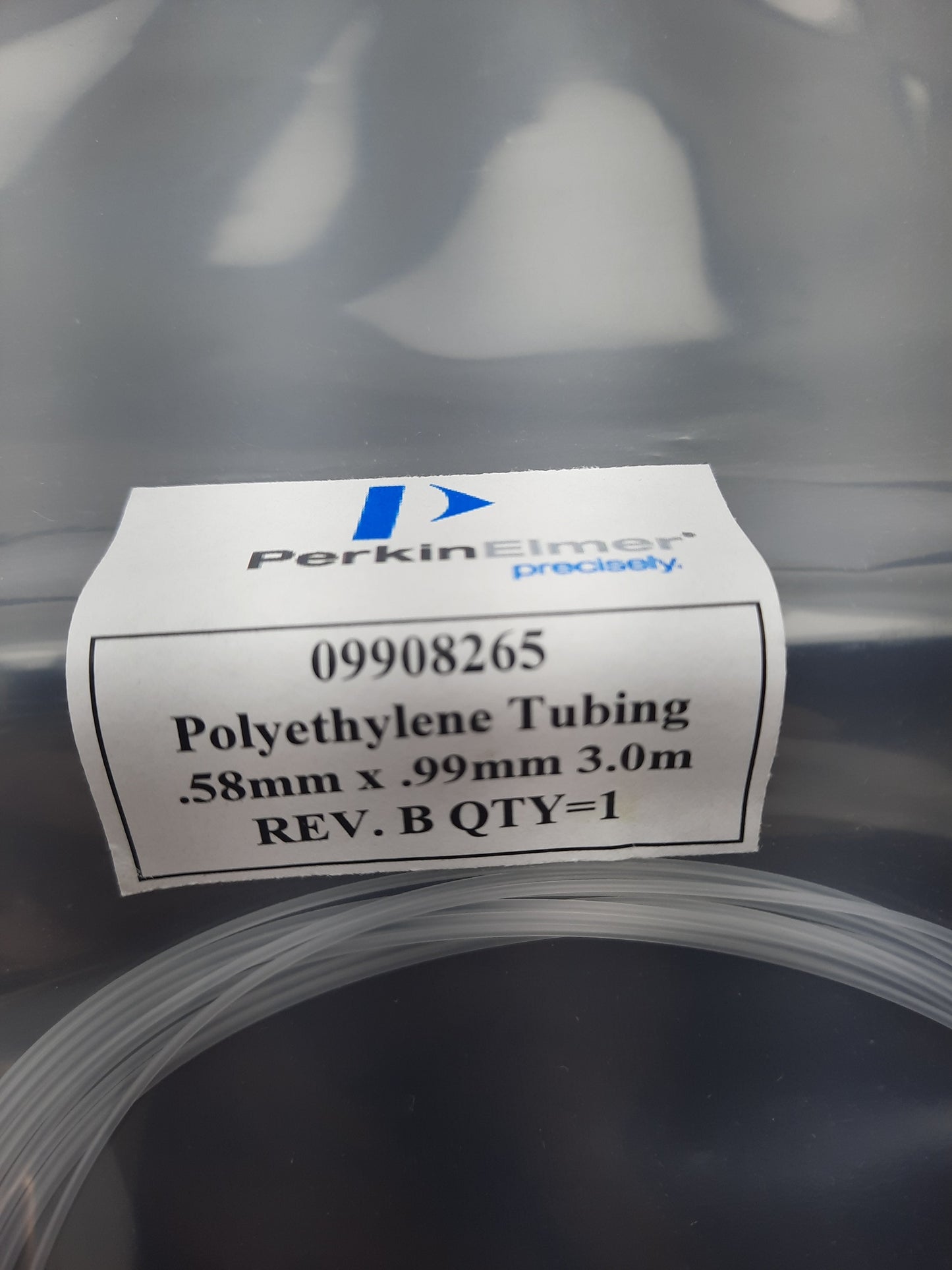 New Perkinelmer 09908265 Clear Neb. Capillary Tubing 0.038" O.D 0.023I.D 10Ft