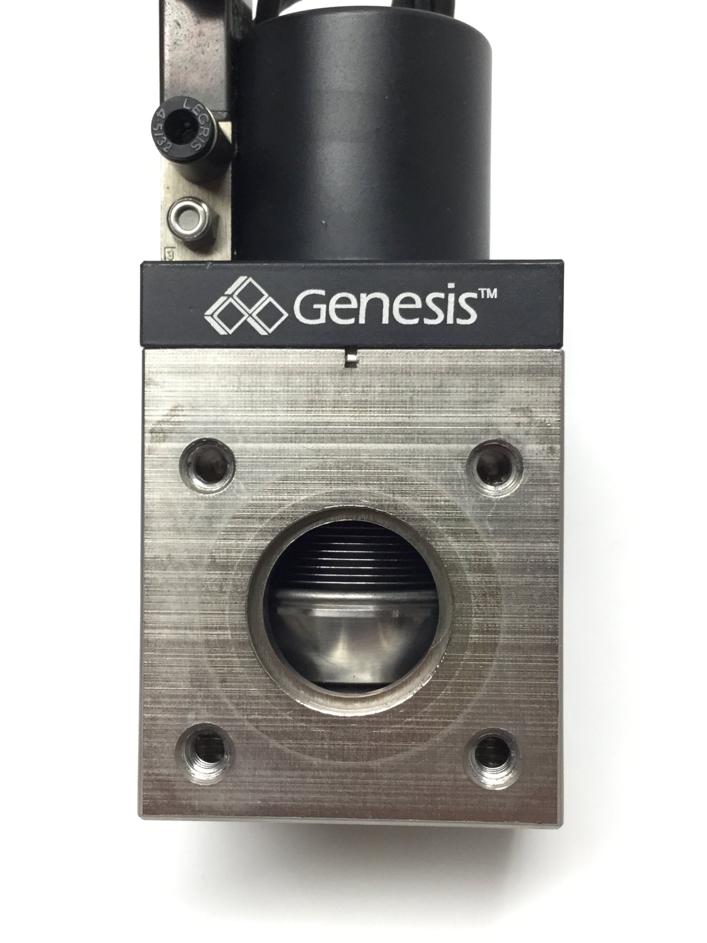 Used Nor-Cal GNV-102-A21 Genesis Modular Vacuum Valve 60-80psi 24VDC, NW-25 Flange