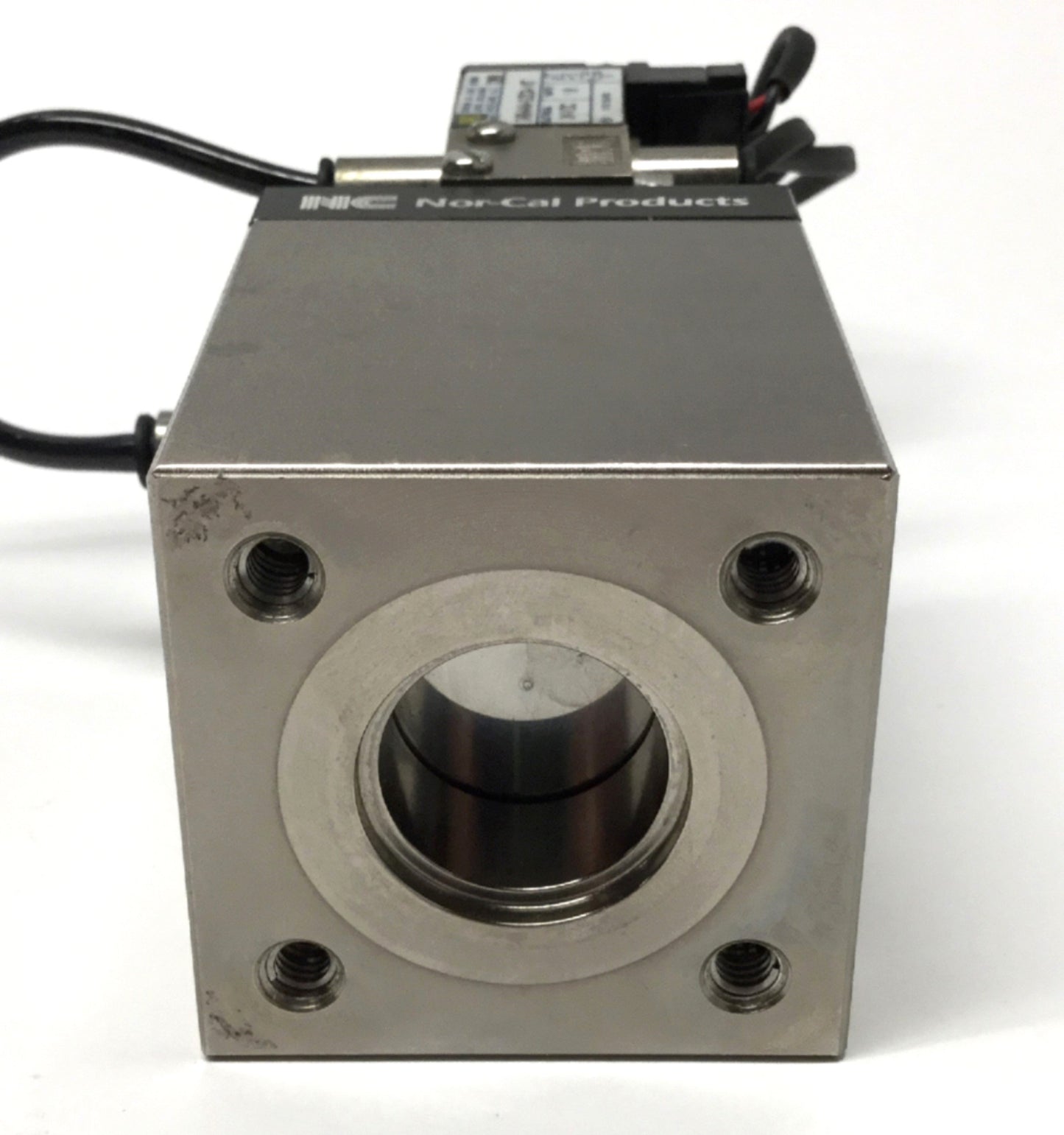 Used Nor-Cal GNV-102-A21 Genesis Modular Vacuum Valve 60-80psi 24VDC, NW-25 Flange