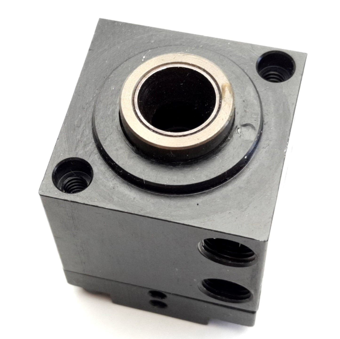 Used Compact SC111C Pneumatic Square Body 1C Collet Closer Holder, 1/4" Max Dia