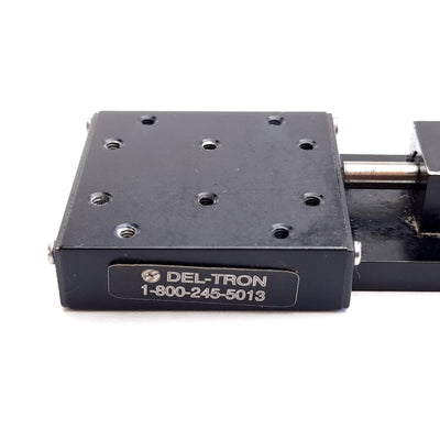 Used Deltron R101-X Linear Actuated Positioning Stage Crossed Roller Slide, 1/2"