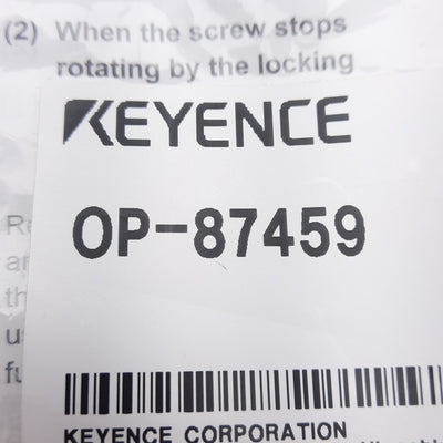 New Keyence OP-87459 Industrial Ethernet Cable, 4-Pin M12 Male to RJ45, 10m Long