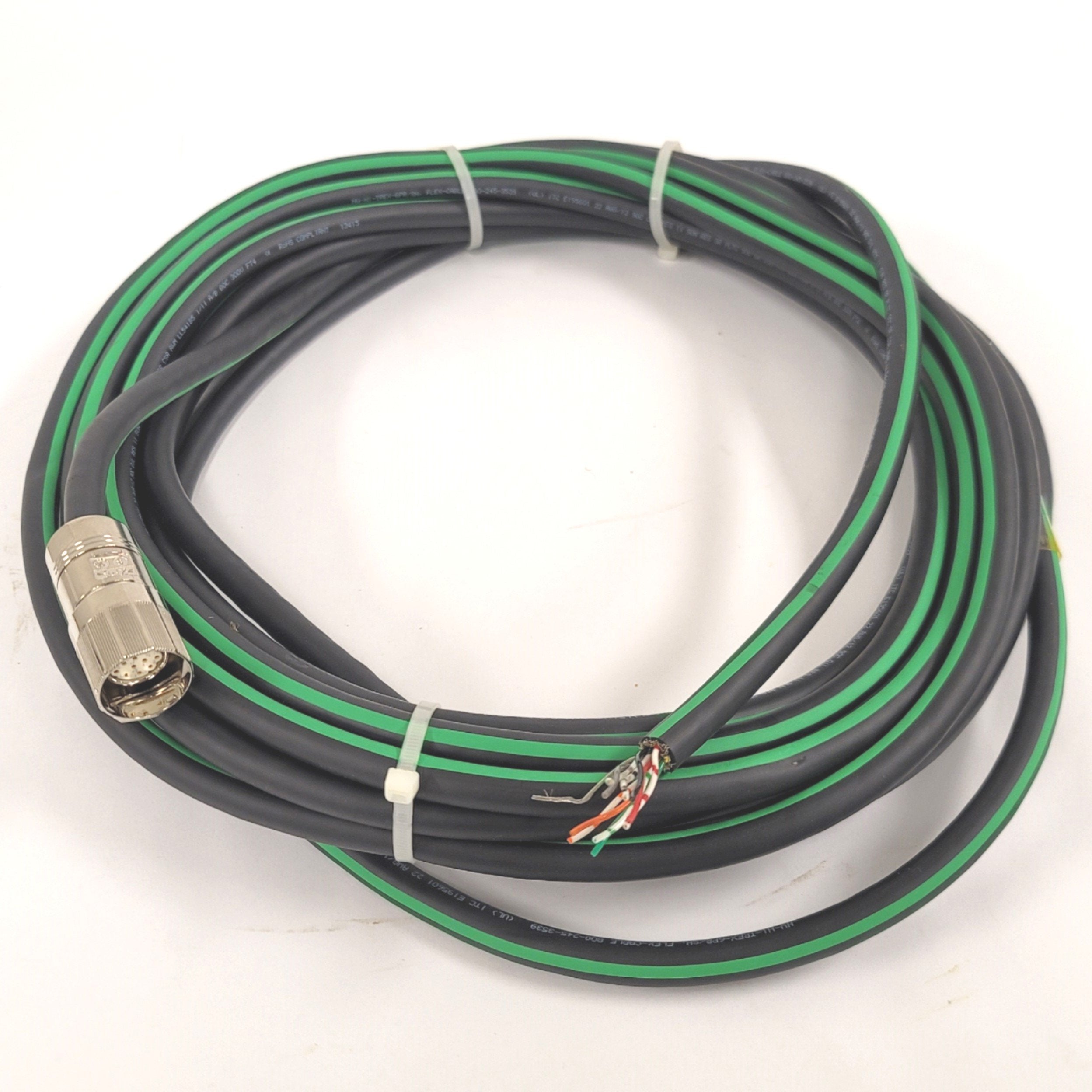 FLEX-CABLE 2090-CFBM7DF-CEAF10 Hi-Res Resolver Encoder Feedback Cable ...