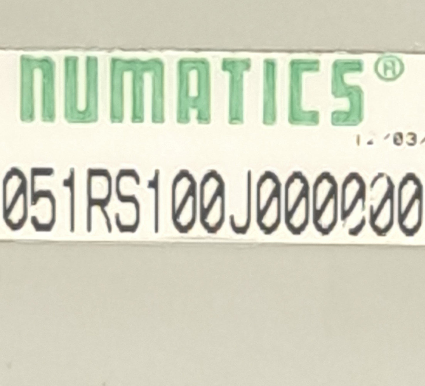 Used Numatics 239-1597, 256-151 Speed Control and Pressure Regulator on Manifold Base