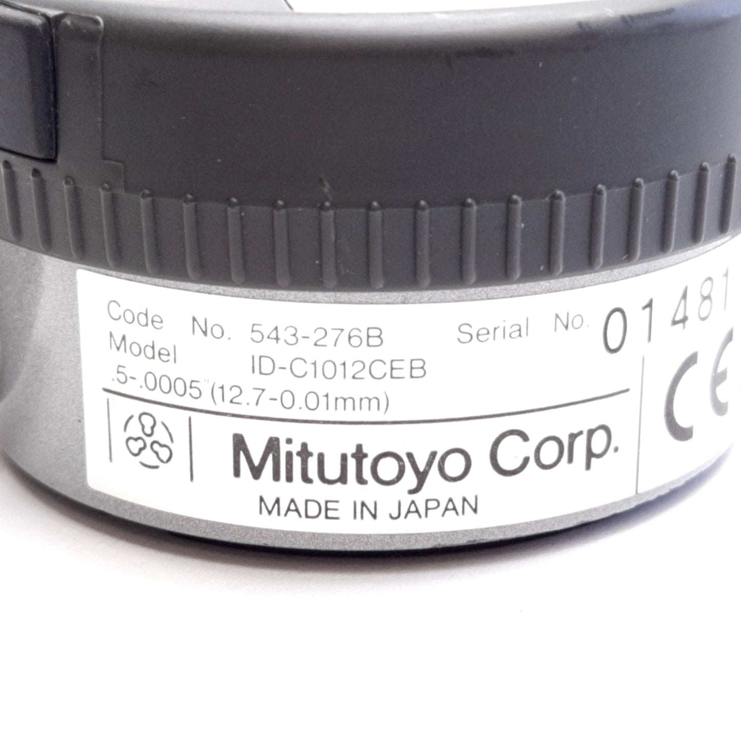 Used Mitutoyo ID-C1012CEB Digimatic Indicator, 0.5" Stroke, *Tip has Broken Off*