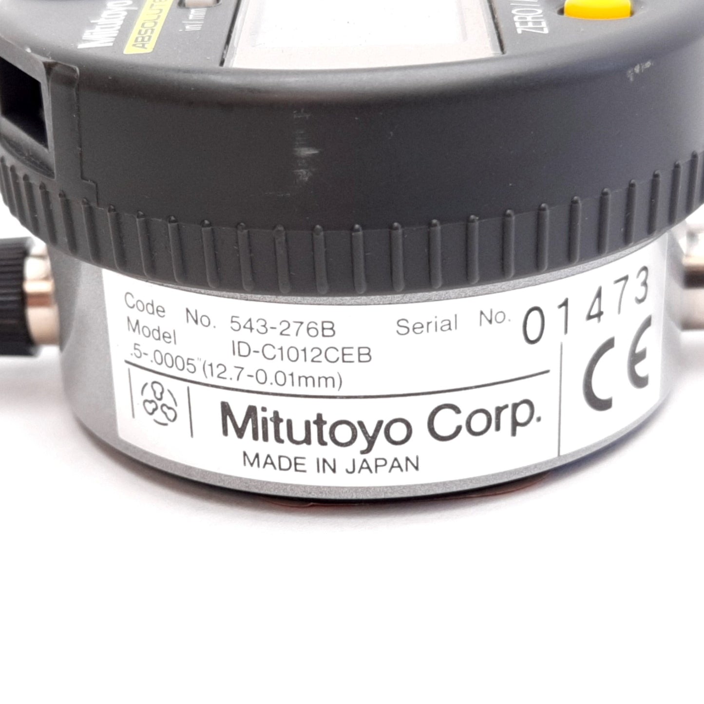 Used Mitutoyo ID-C1012CEB Digimatic Indicator, 0.5" Stroke, Resolution 0.0005"/0.01mm