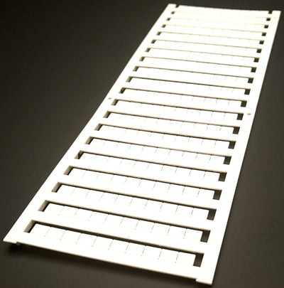New Lot of 8 Weidmuller 1609900000 Sheet of 200 Terminal Block Markers, 6 x 5mm