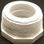 Used Lot of 25 LASCO 439-250 Reducer Bushing, 2" FPT to 1-1/4" MPT, D2466 PVC, SCH 40