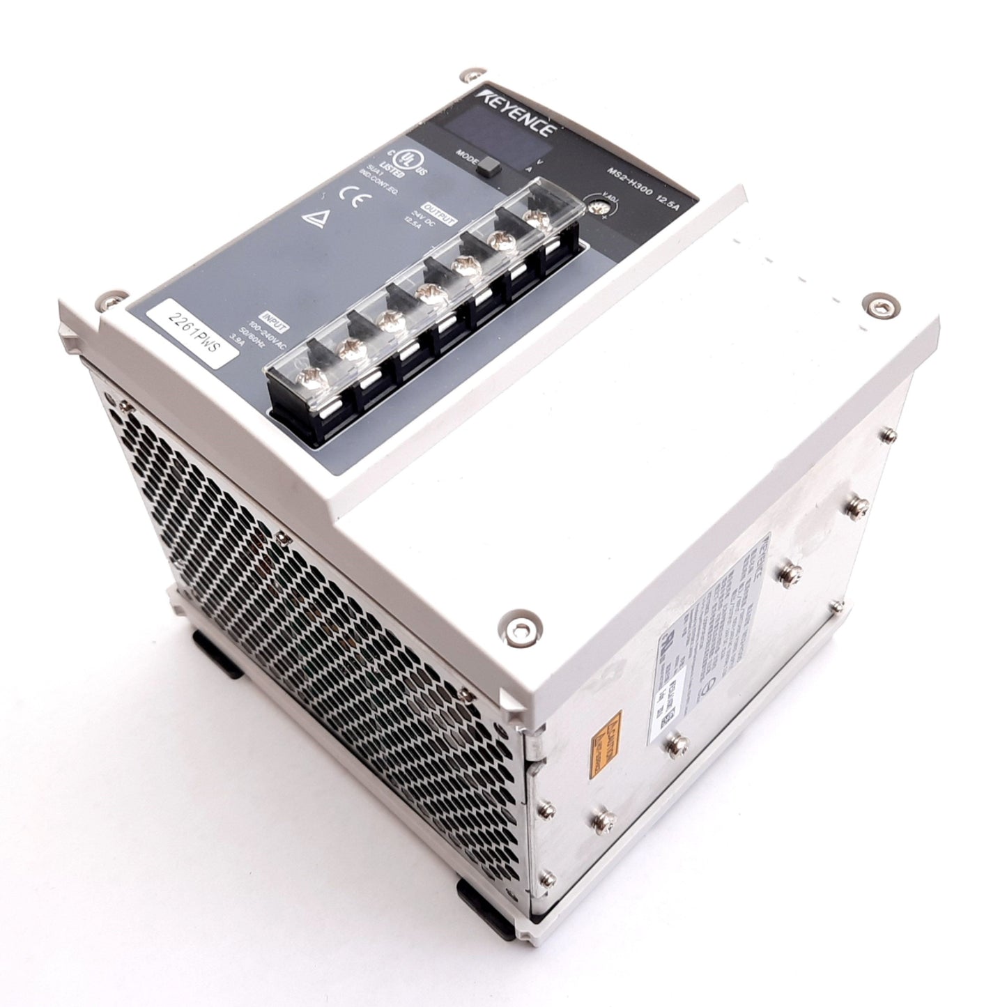 Used Keyence MS2-H300 Power Supply, Input: 100-240VAC 3.9A, Output: 24VDC 12.5A