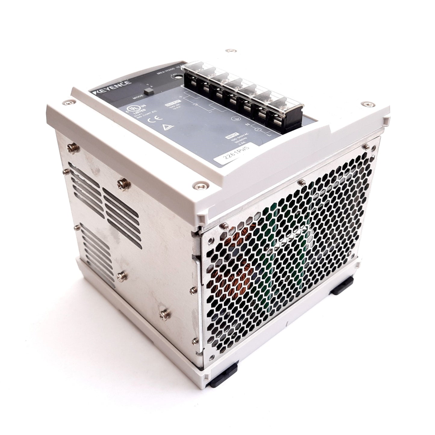Used Keyence MS2-H300 Power Supply, Input: 100-240VAC 3.9A, Output: 24VDC 12.5A