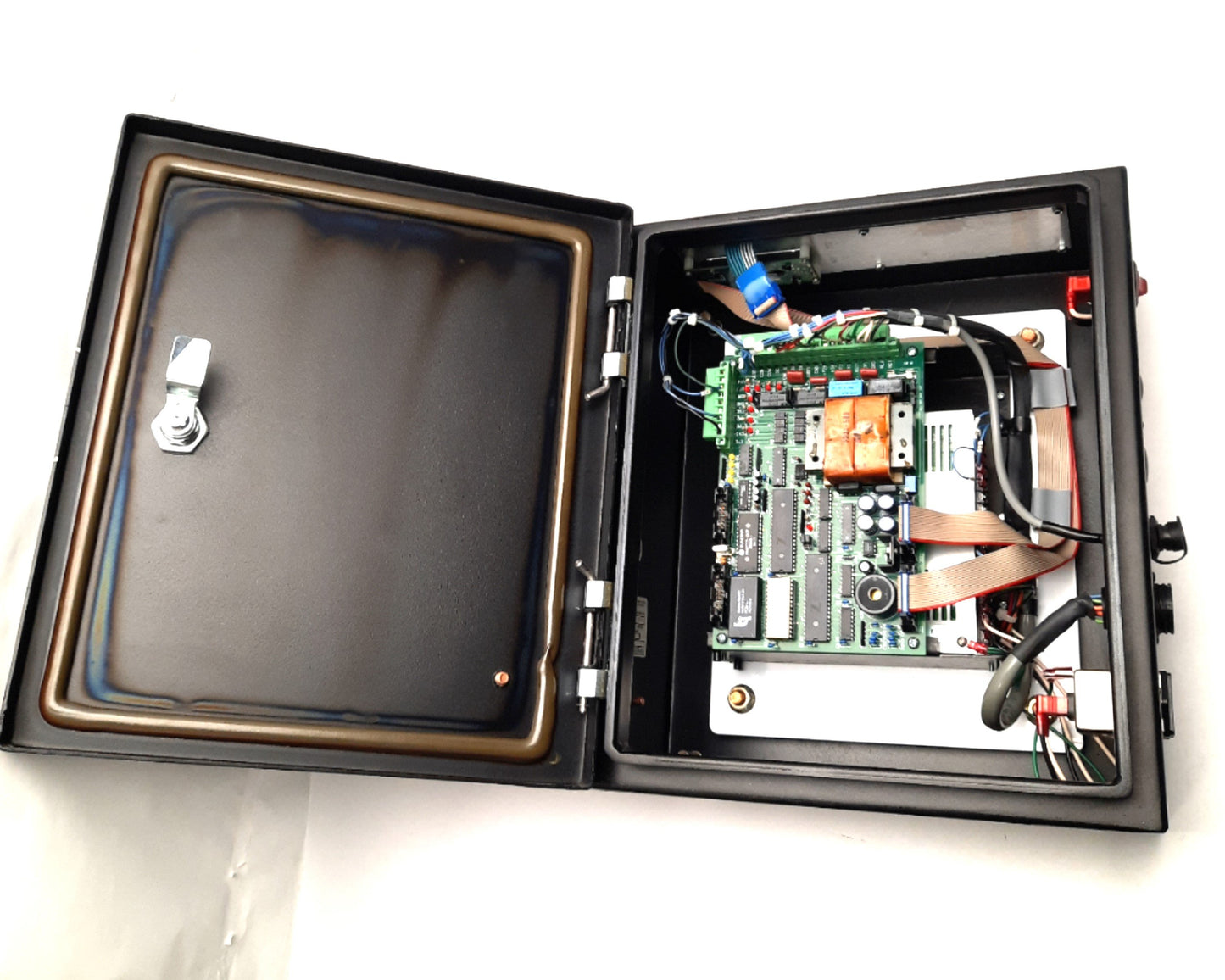 Used AZCO Corp Control Box For FG-630 Sur-Size Cut-To-Length Machine, 120VAC