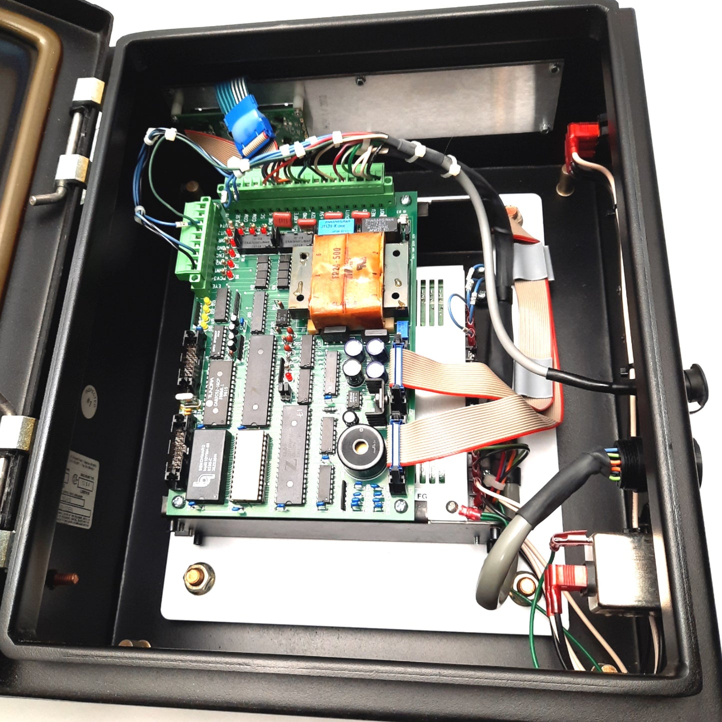 Used AZCO Corp Control Box For FG-630 Sur-Size Cut-To-Length Machine, 120VAC