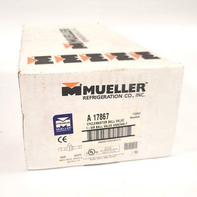 New Mueller Streamline A 17867 Cyclemaster Ball Valve Assembly 1-5/8" ODS, 775psi