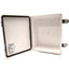 Used Wiegmann HW-WHJ100804CHQR Type 4X Fiberglass Enclosure, 10" x 8" x 4"