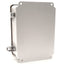 Used Wiegmann HW-WHJ100804CHQR Type 4X Fiberglass Enclosure, 10" x 8" x 4"