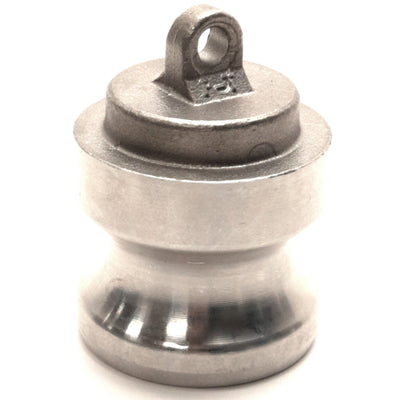 Used PT Coupling 1401212 Cam & Groove Adapter Dust Plug, 1-1/4" to Type W, 250 Psi