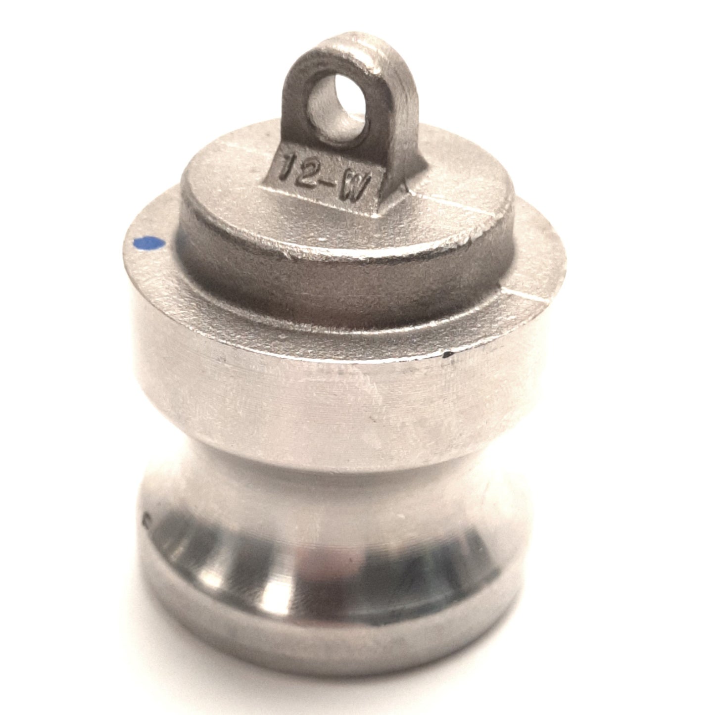 Used PT Coupling 1401212 Cam & Groove Adapter Dust Plug, 1-1/4" to Type W, 250 Psi