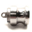 Used PT Coupling 1401212 Cam & Groove Adapter Dust Plug, 1-1/4" to Type W, 250 Psi