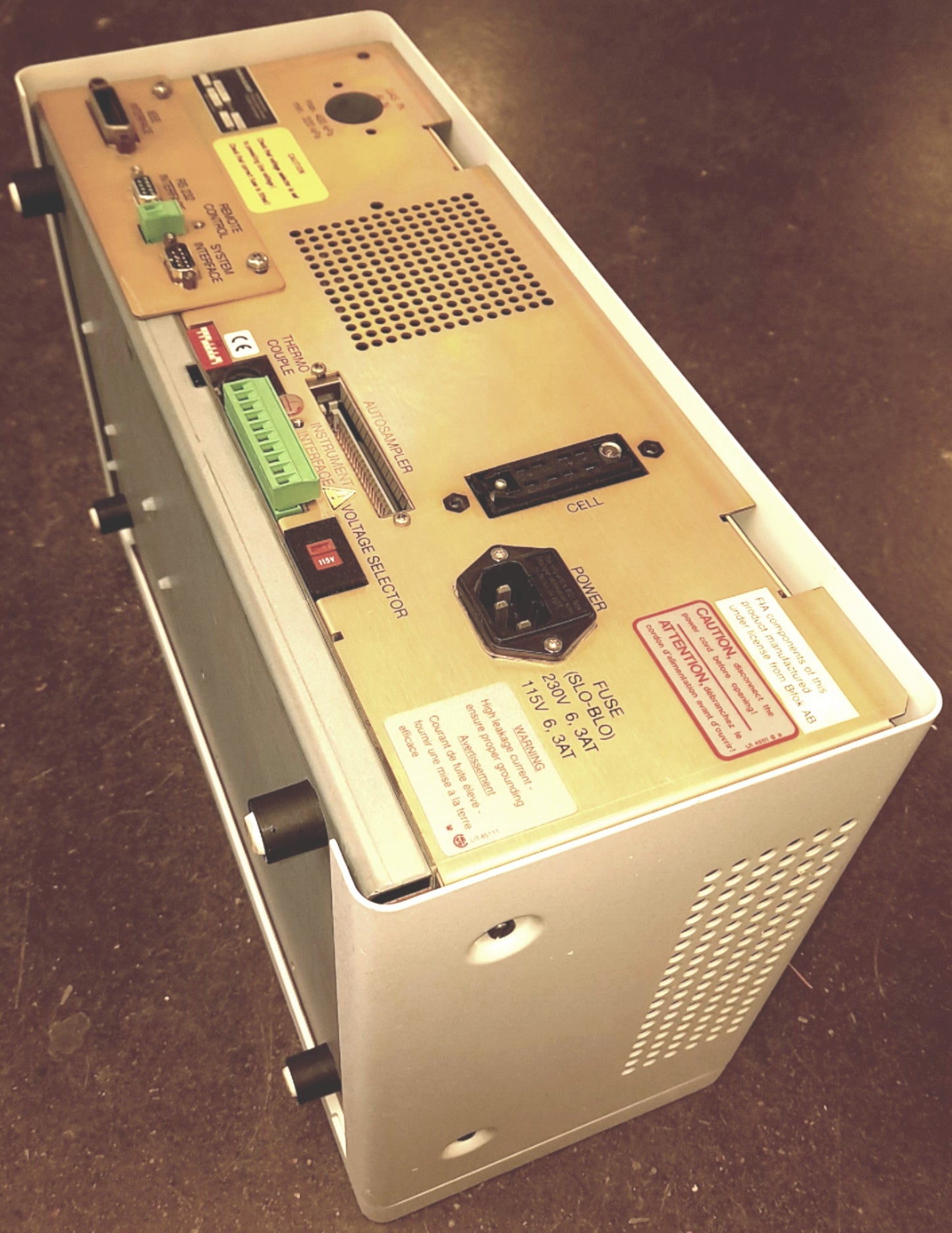 Used PerkinElmer AS90/91 Autosampler Controller, 230V, 3AT, 320kPa Min - 400kPa Max