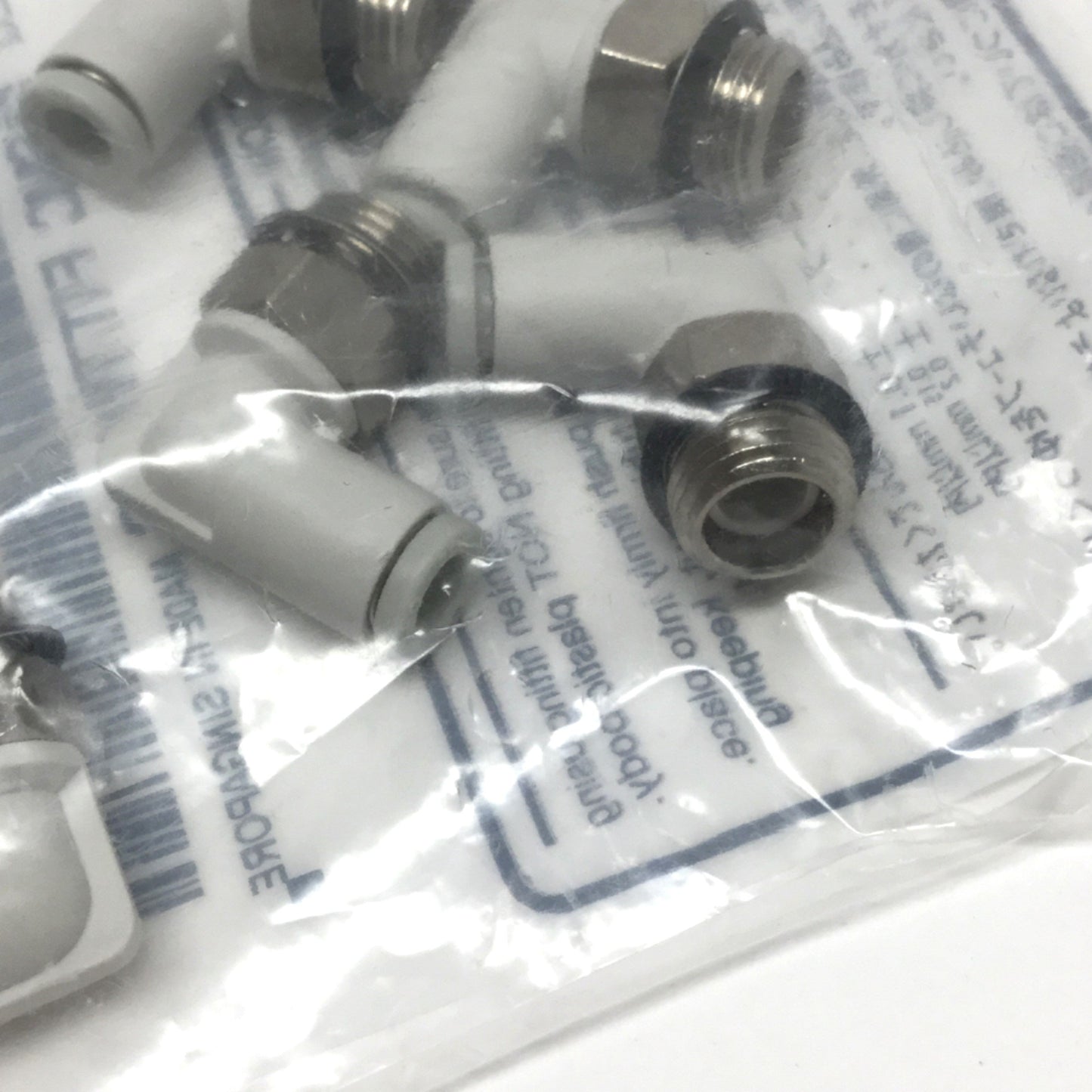 New – Open box Lot of 10 SMC KQ2L04-U01N Pneumatic Male Elbow One-Touch Air Fittings, 4mm