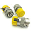 Used Lot of 3 Clippard ET-2M-24 Electric Valve, 2-Way, 24v DC Coil, Vac-105Psig
