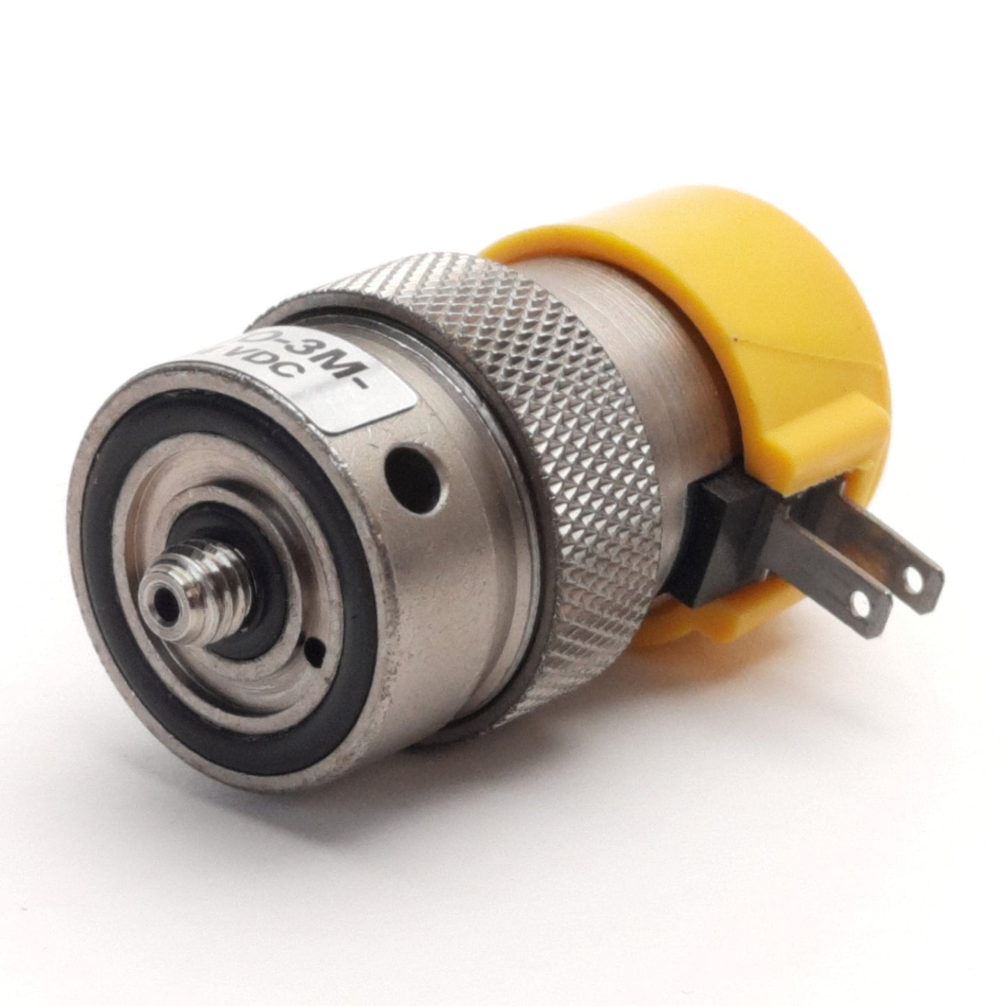 Used Clippard ETO-3M-24 Electric Valve 2-Way, Vac-105 Psig, 24v DC Coil, 10-32 Port