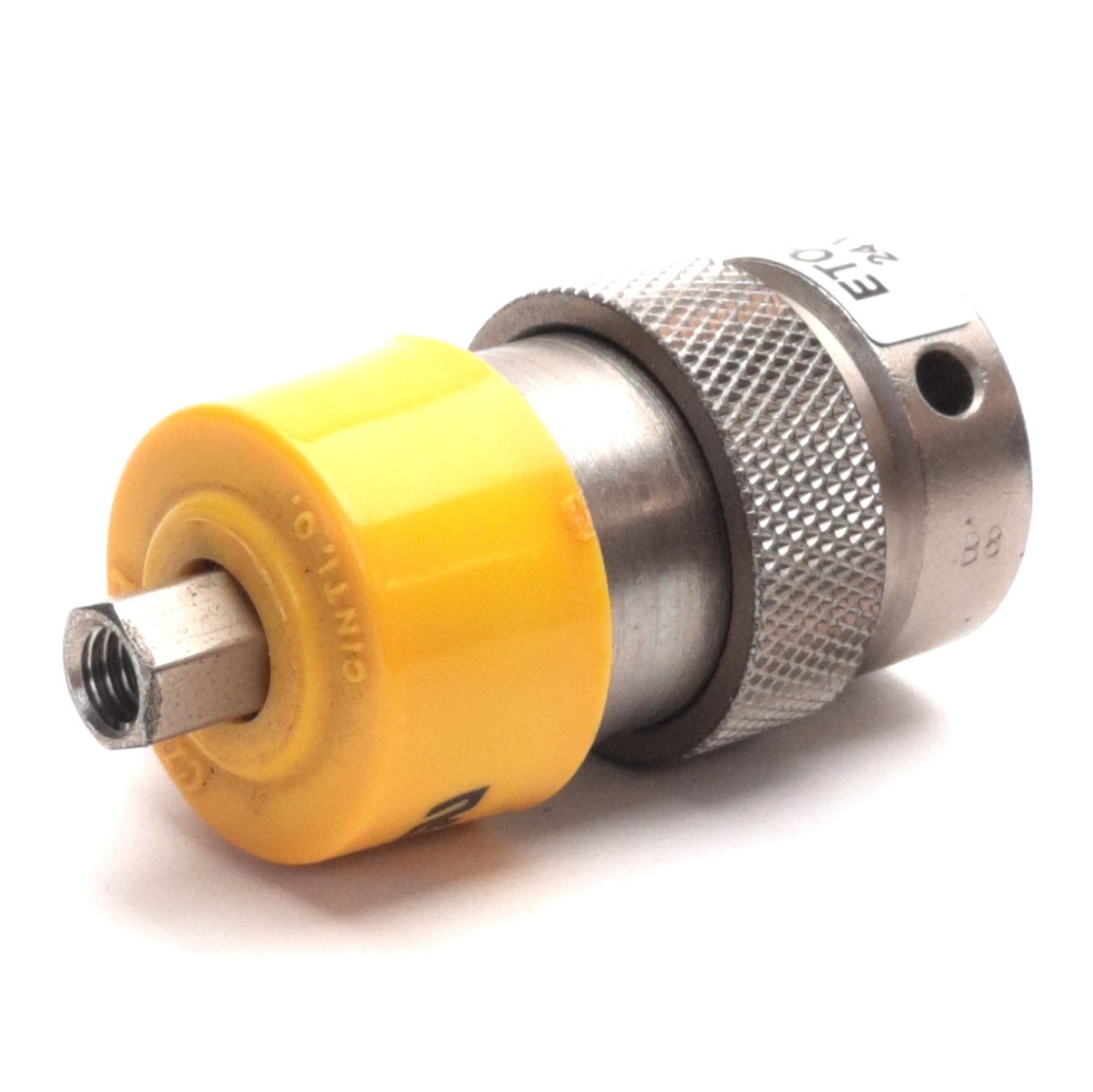 Used Clippard ETO-3M-24 Electric Valve 2-Way, Vac-105 Psig, 24v DC Coil, 10-32 Port